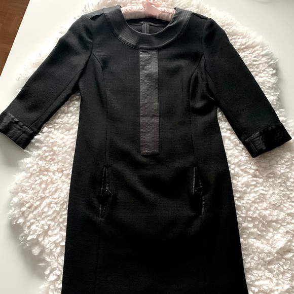 Rachel Zoe Black Sheath Mini Dress Size 6 - Picture 10 of 13